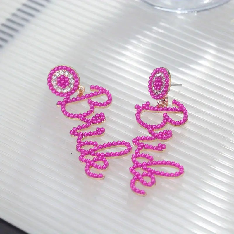 European And American Fashion Temperament "Bride" Earrings