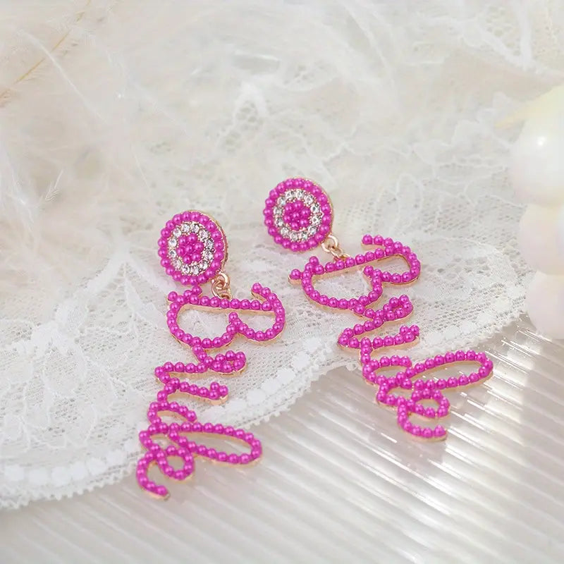 European And American Fashion Temperament "Bride" Earrings