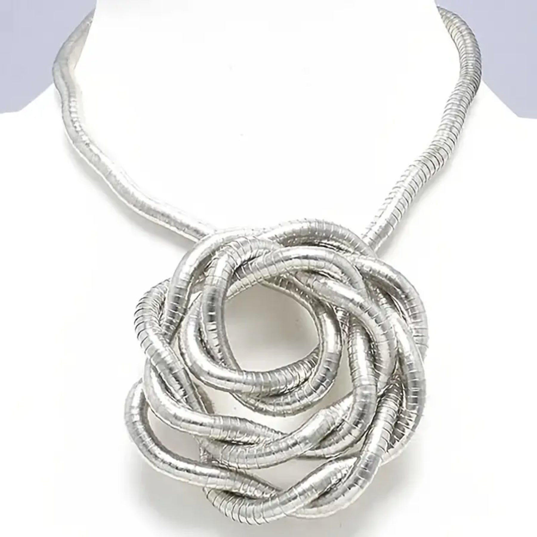 Adjustable Golden Snake Chain Necklace, Ladies Punk Style, Variable Shape