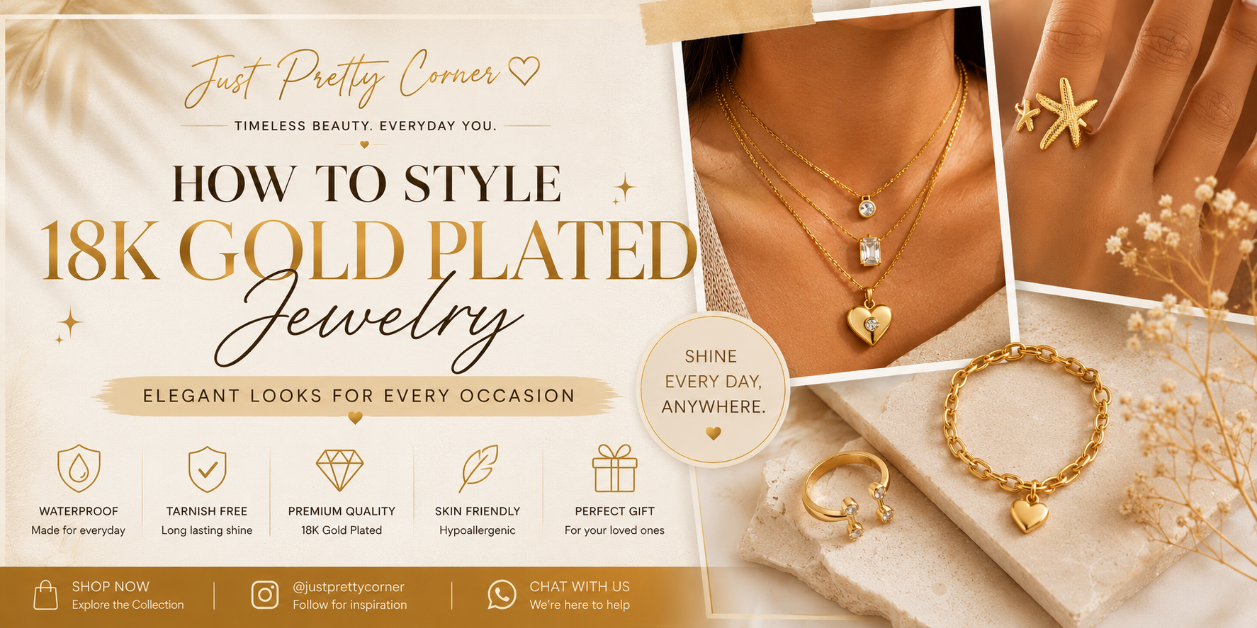 How to Style 18K Gold Plated Jewellery : The Complete Guide (2025)