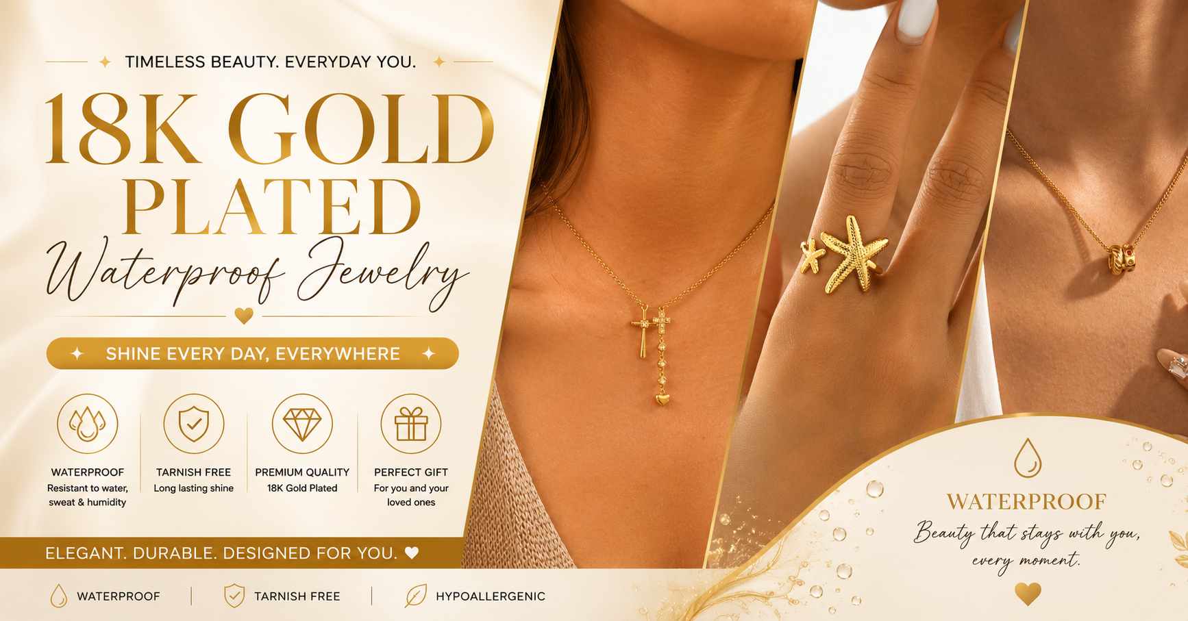 The Beauty of Waterproof jewellery