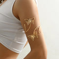 1pc Bohemian Vintage Butterfly Open Cuff Bracelet for Women