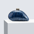 Elegant Acrylic Women's Crossbody Clutch Bag with Detachable Chain Strap
