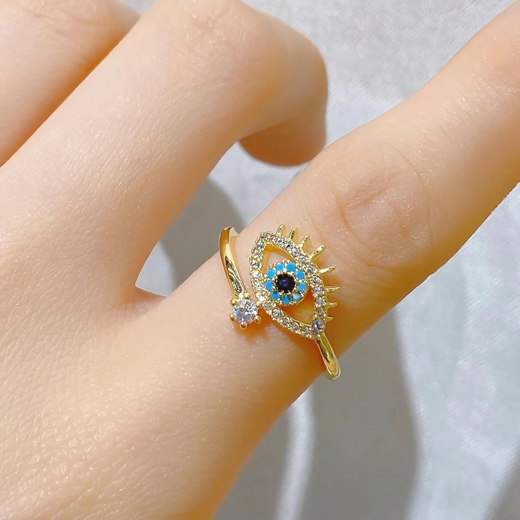 Elegant Evil Eye Jewellery Combo Set (4pcs)