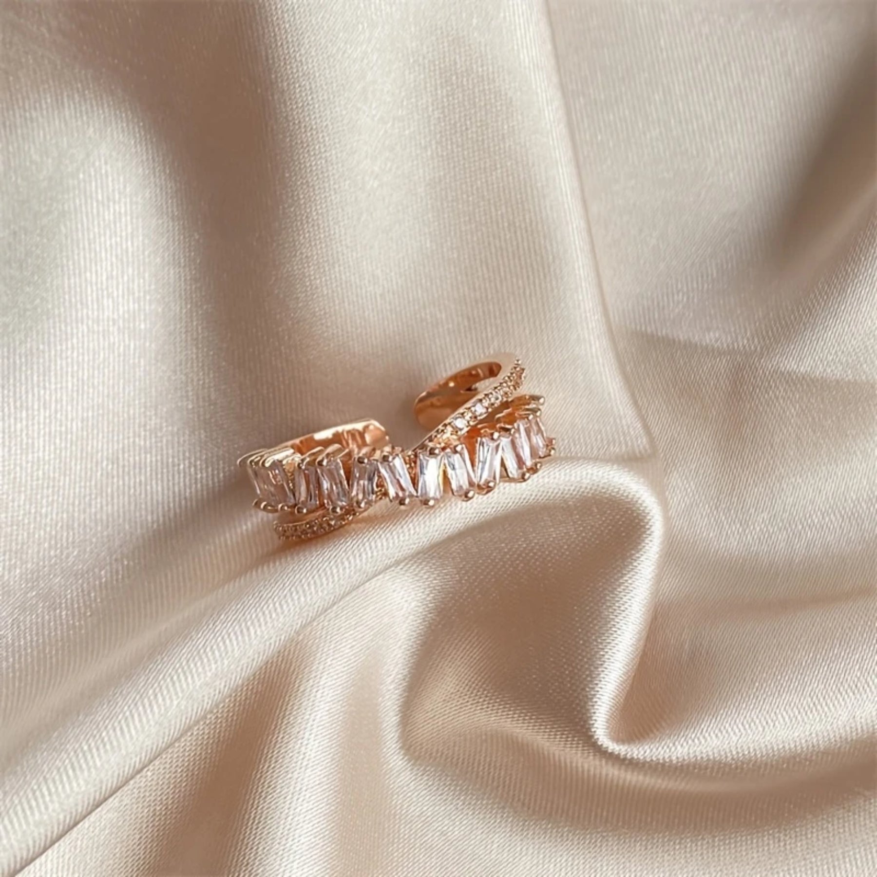 Hip-Hop Style, Irregular Open Adjustable Ring for Women